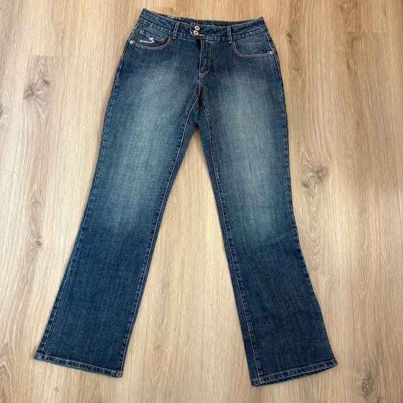 Santana Jeans Women’s Bootcut Denim Jeans Size 28 (Waist 31) Medium Wash Stretch - Picture 1 of 5